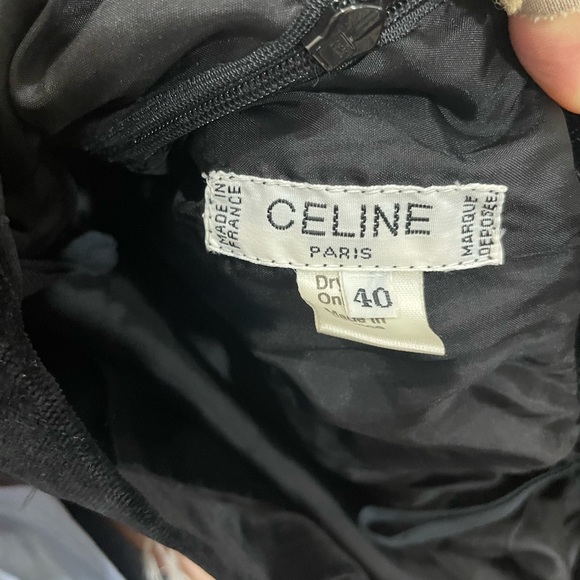 Vintage Celine velvet skirt size 40 - Picture 3 of 4